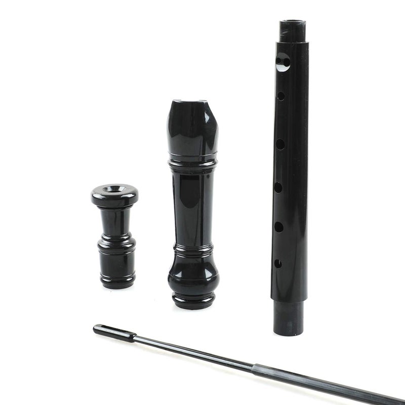 EastyGold Soprano Recorder Descant Flauta Recorder 8 Hole ABS Clarinet German Style Treble flute C Key With Fingering Chart Instructions with Cleaning Rod Bag 3 Pack - Image 2